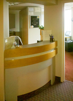 photo of front desk